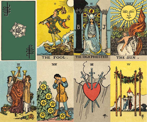 Smith-Waite Tarot Deck Borderless