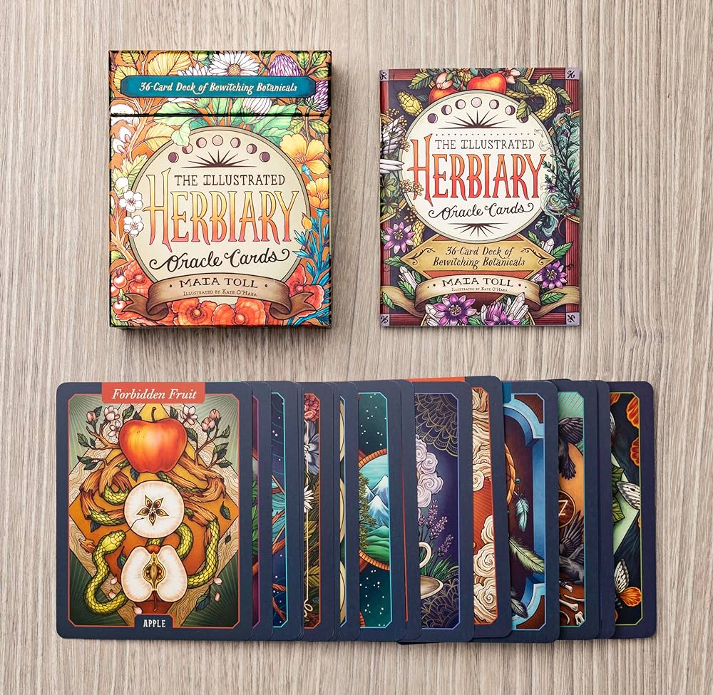 Illustrated Herbiary Oracle Cards